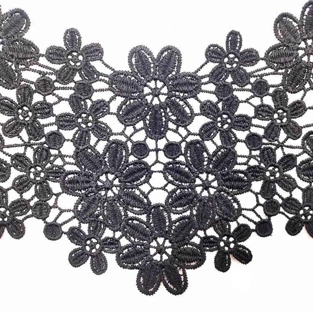 3pcs Embroidered Lace Detachable Collars