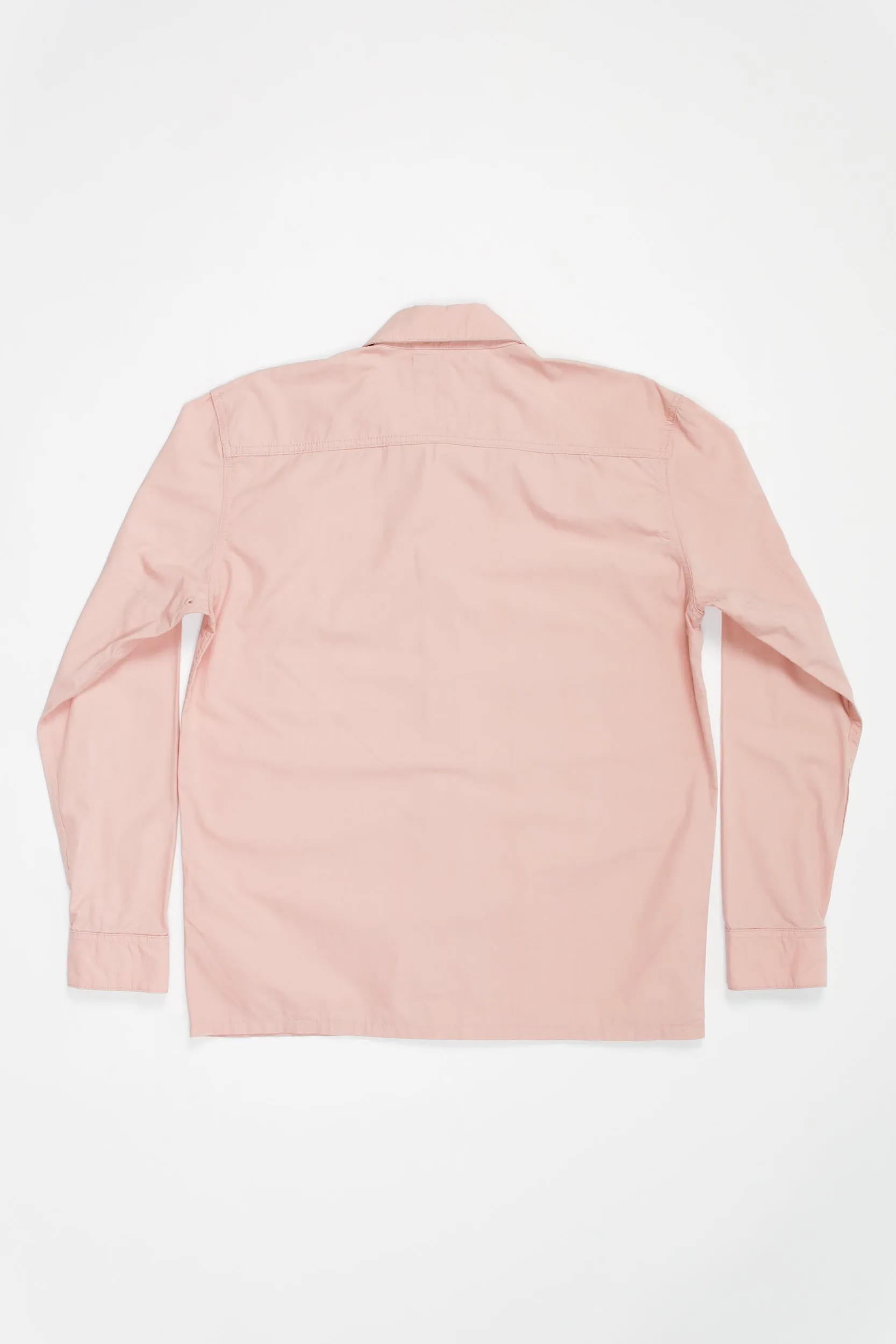 6001 Lightweight Buttoned Overshirt | Dusty Pink