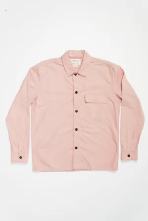 6001 Lightweight Buttoned Overshirt | Dusty Pink
