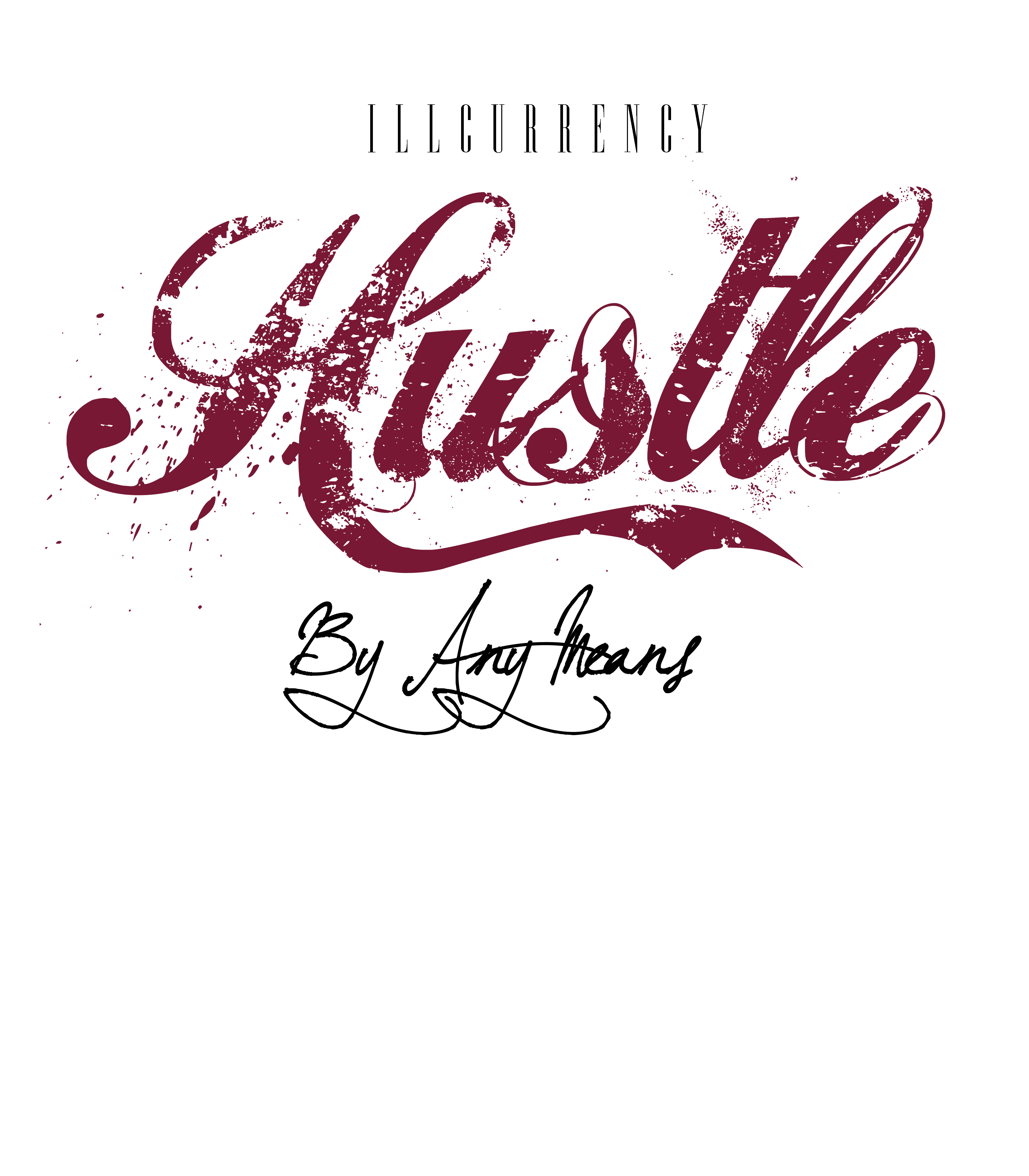A Ma Maniére x Air Jordan 12 - White T-Shirt (Hustle By Any Means)