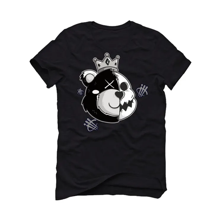 Air Jordan 1 High 85 Black White - Black T-Shirt (HALF KING BEAR)