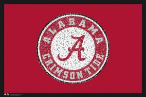 Alabama Crimson Tide Fight Song "Yea, Alabama!" Logo Poster - LA Pop