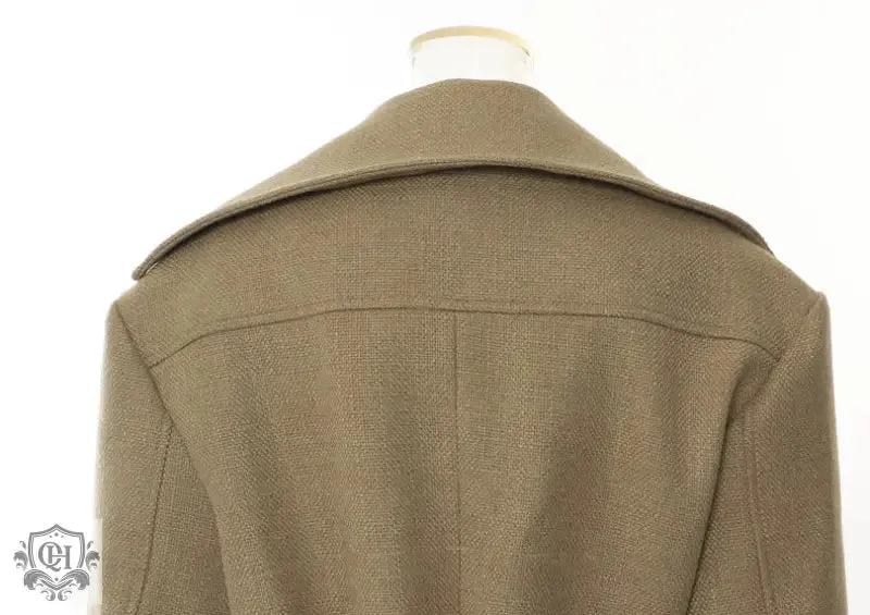 Asymmetrical Belted Coat
