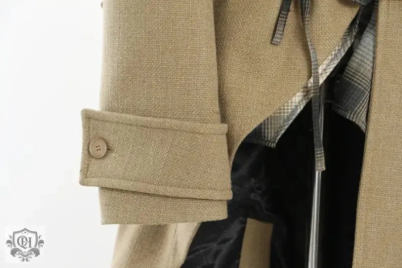 Asymmetrical Belted Coat