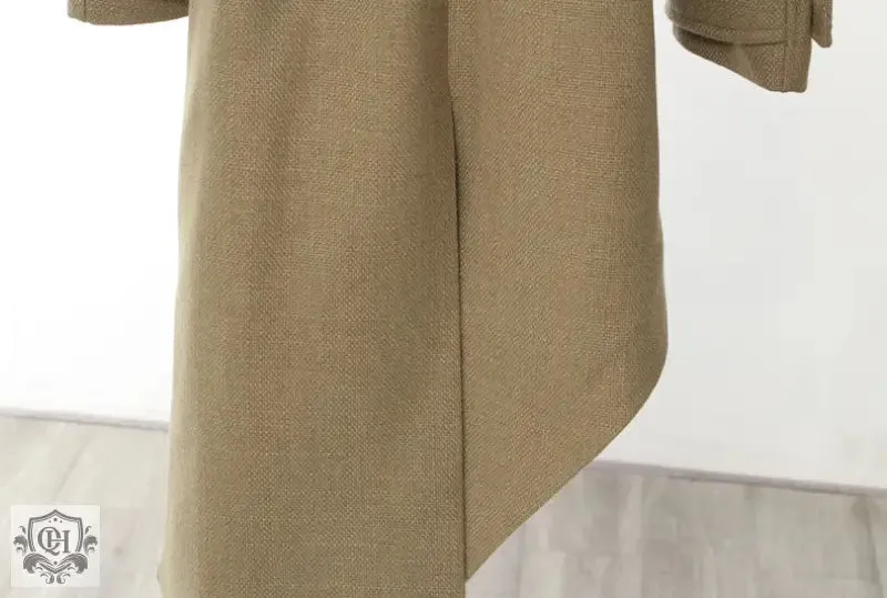 Asymmetrical Belted Coat