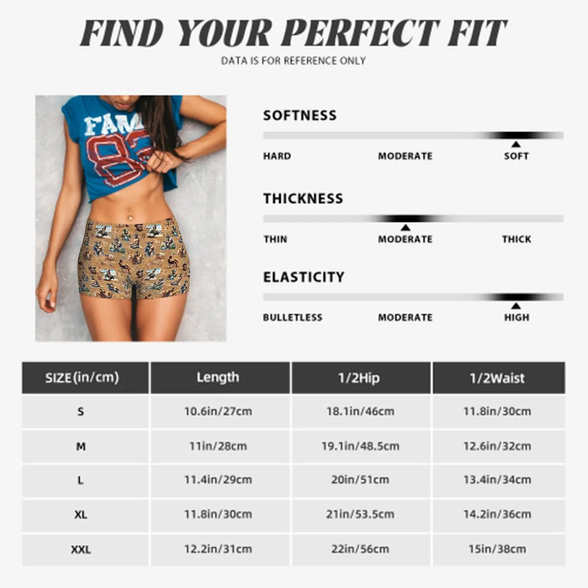 Athletic Shorts Women's Short Yoga / Sports Shorts, Bigfoot, Sasquatch, Bigfoot shorts