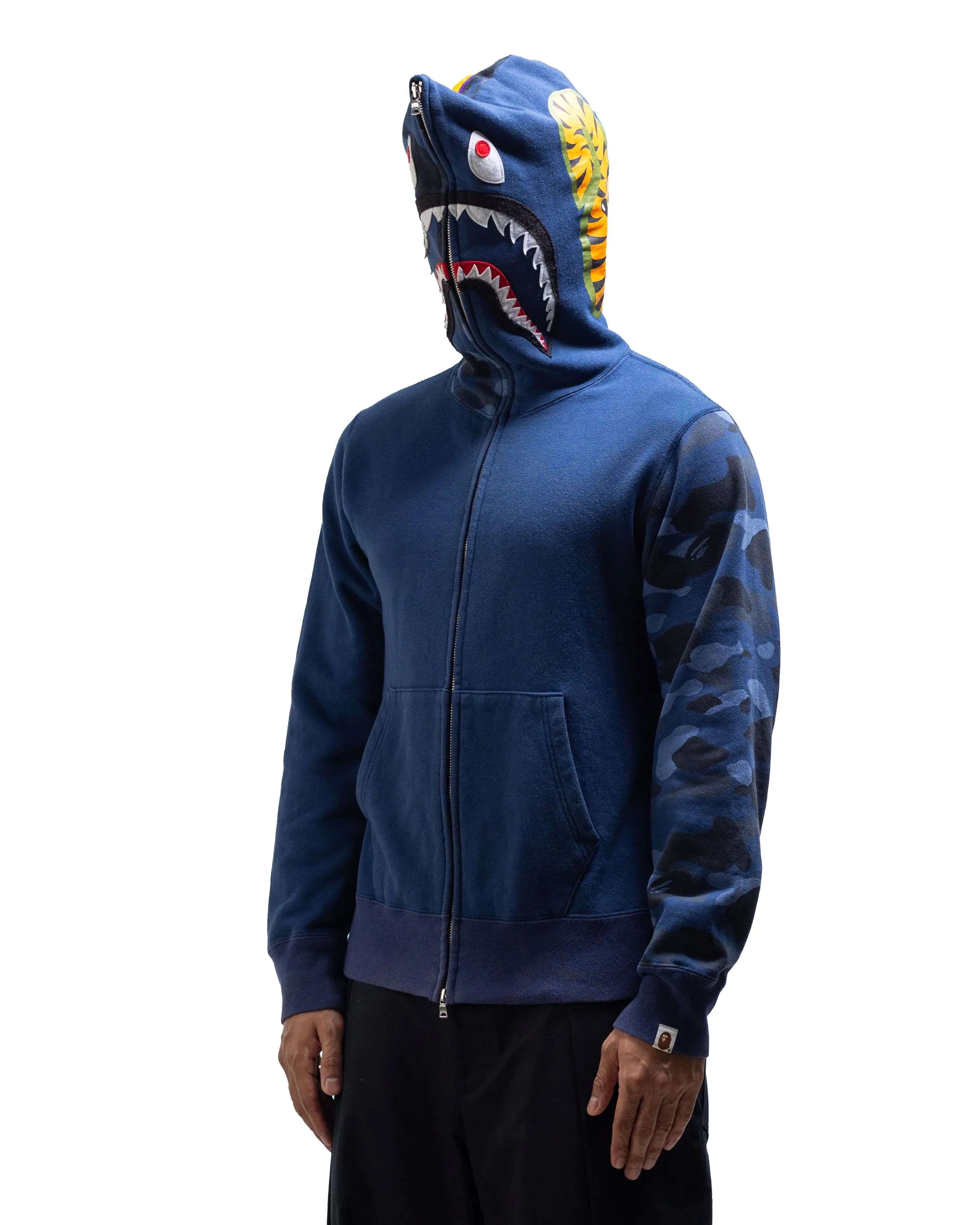 Bape Zip Up Hoodie - Blue
