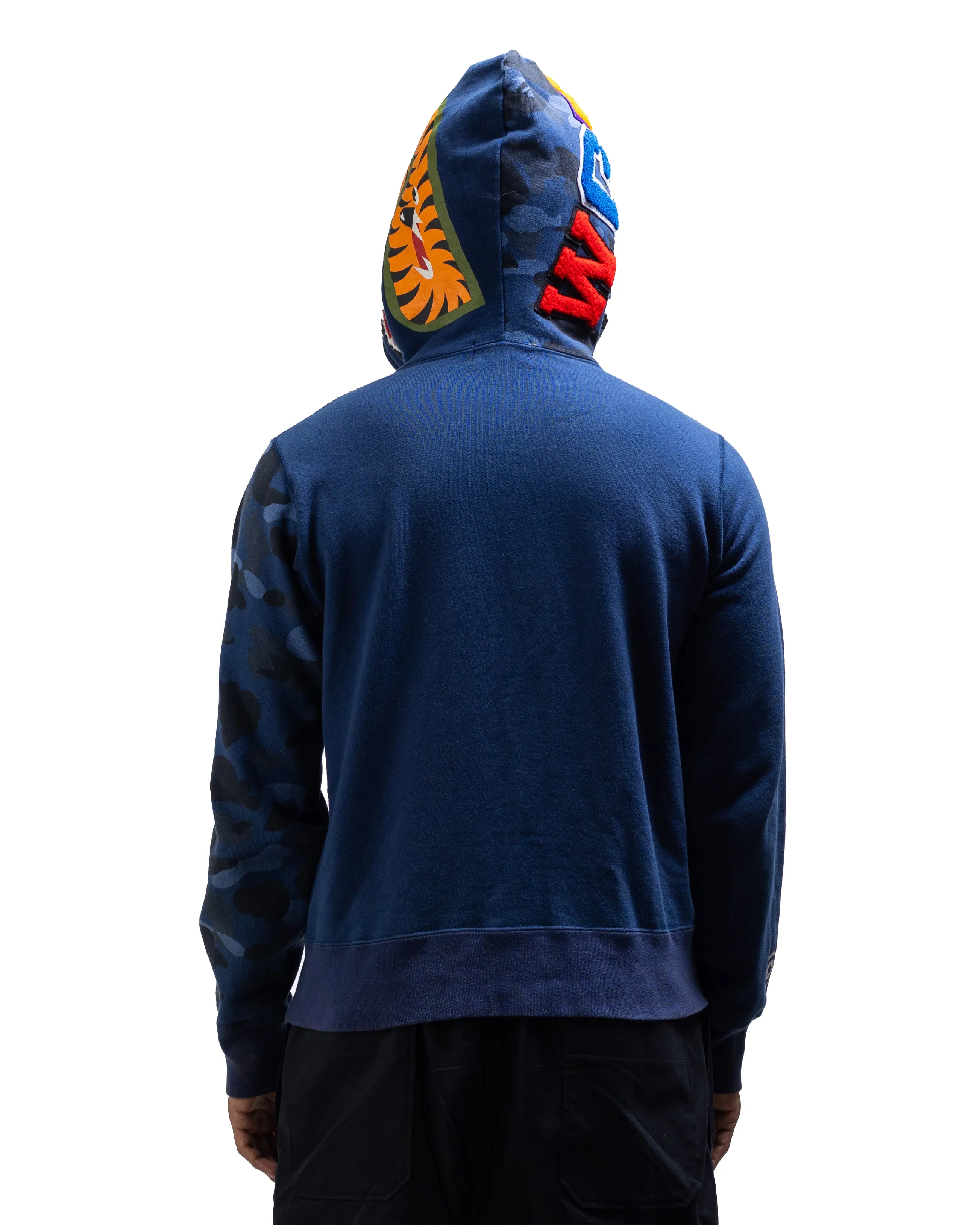 Bape Zip Up Hoodie - Blue