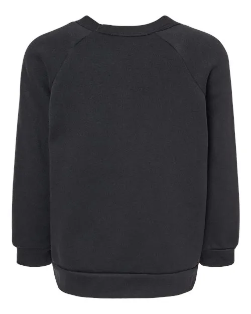 BELLA   CANVAS Toddler Sponge Fleece Raglan Sweatshirt 3901T