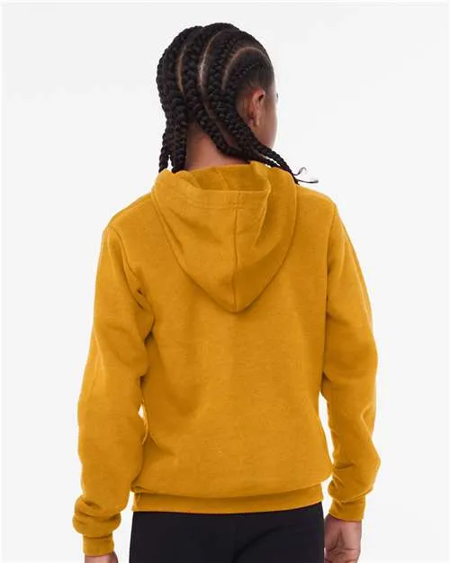 BELLA   CANVAS Youth Sponge Fleece Hoodie 3719Y