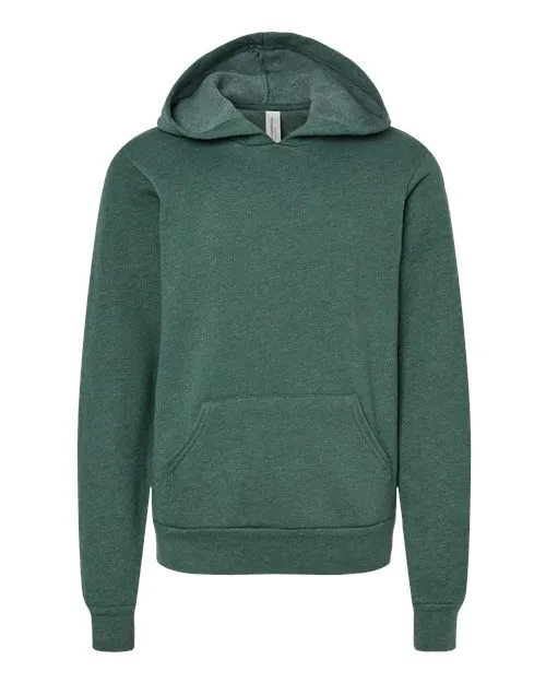BELLA   CANVAS Youth Sponge Fleece Hoodie 3719Y
