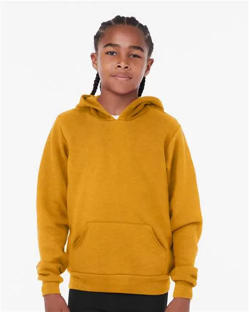 BELLA   CANVAS Youth Sponge Fleece Hoodie 3719Y
