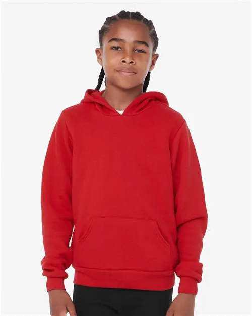 BELLA   CANVAS Youth Sponge Fleece Hoodie 3719Y