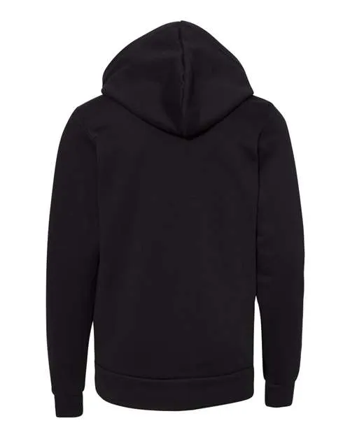 BELLA   CANVAS Youth Sponge Fleece Hoodie 3719Y