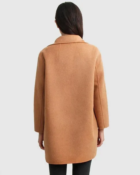 Belle & Bloom Ex Boyfriend Wool Blend Oversized Jacket Camel