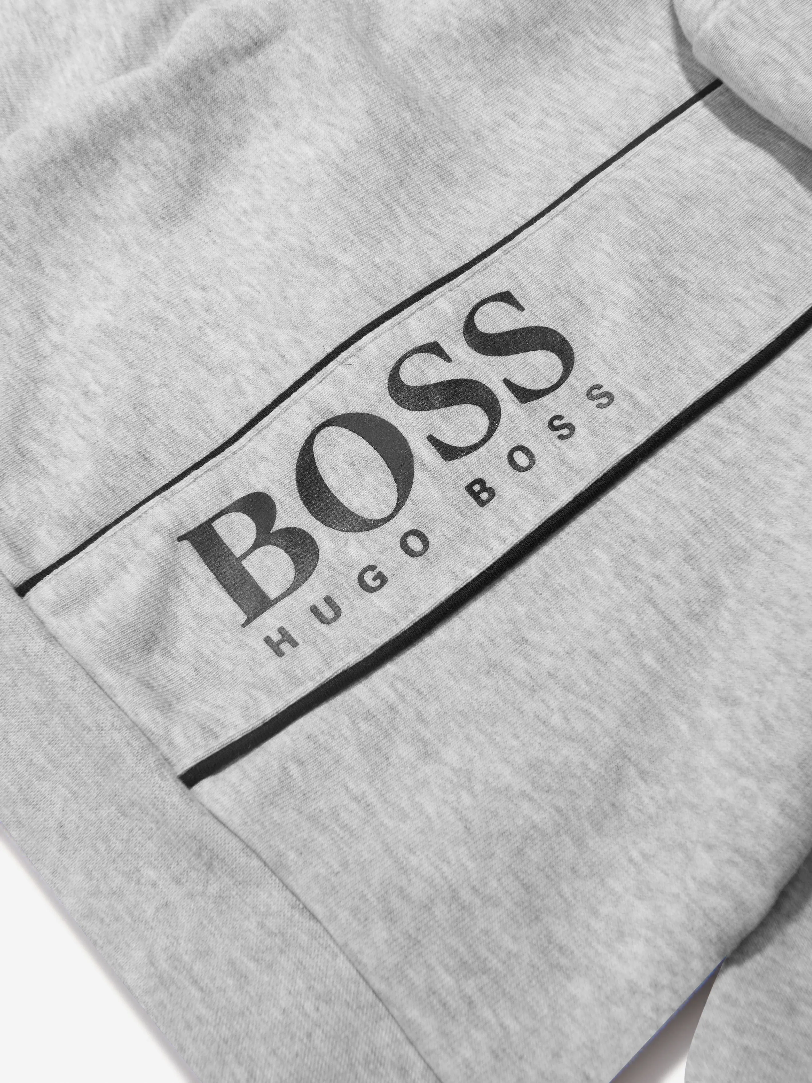 BOSS Baby Boys Cotton Logo Zip Up Top