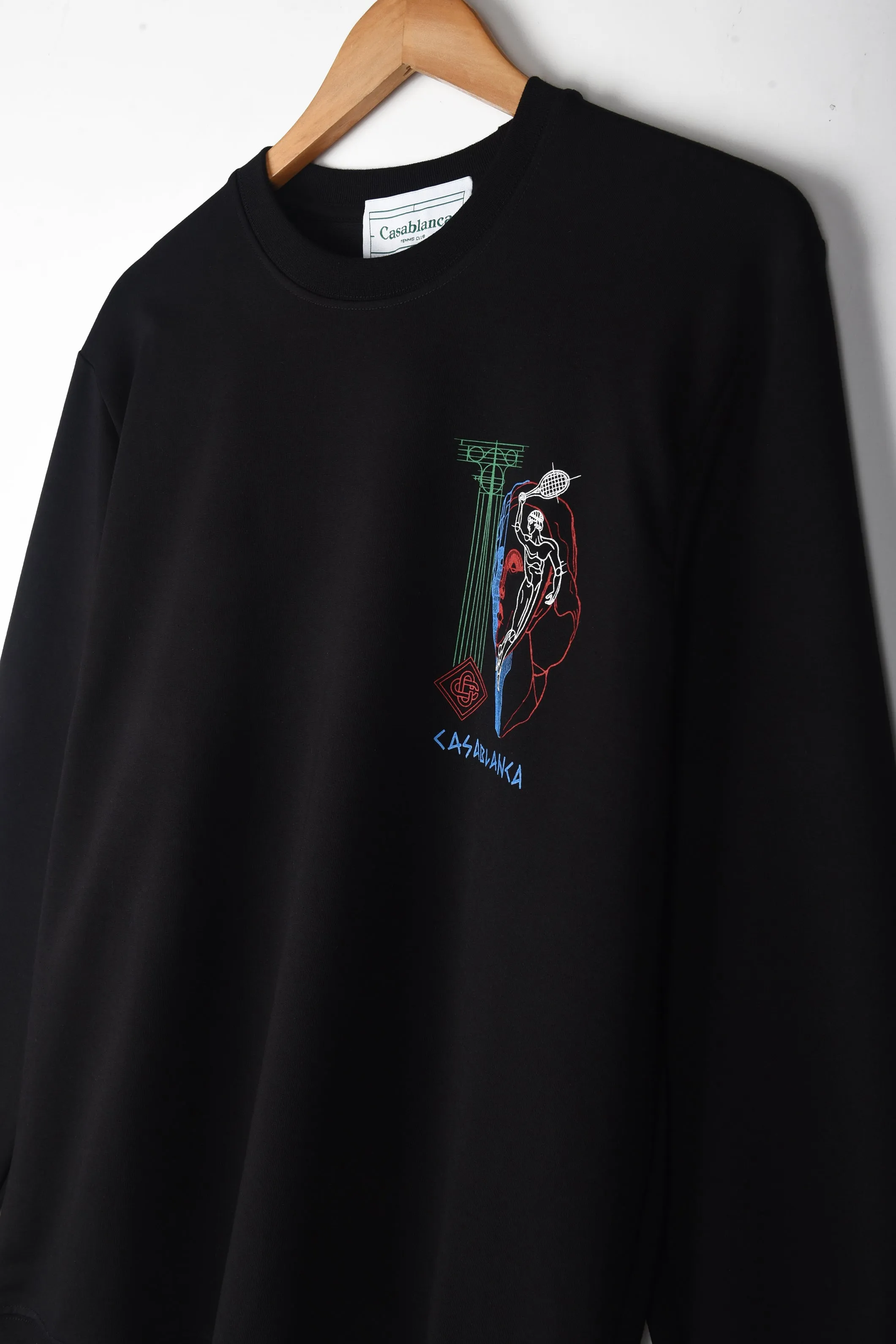 CASABLANCA TENNIS PLAY IN PROGESS SWEATSHIRT