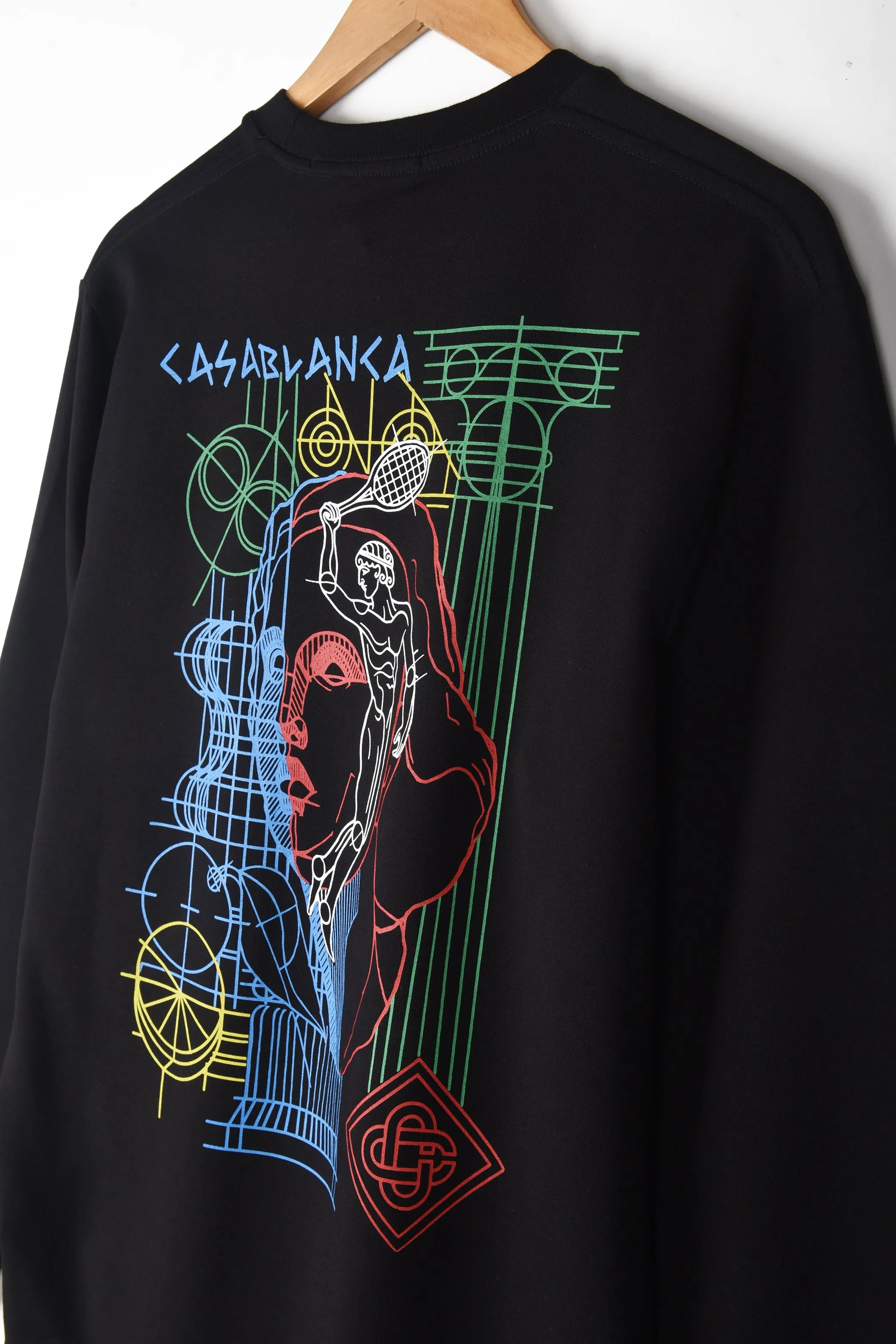 CASABLANCA TENNIS PLAY IN PROGESS SWEATSHIRT