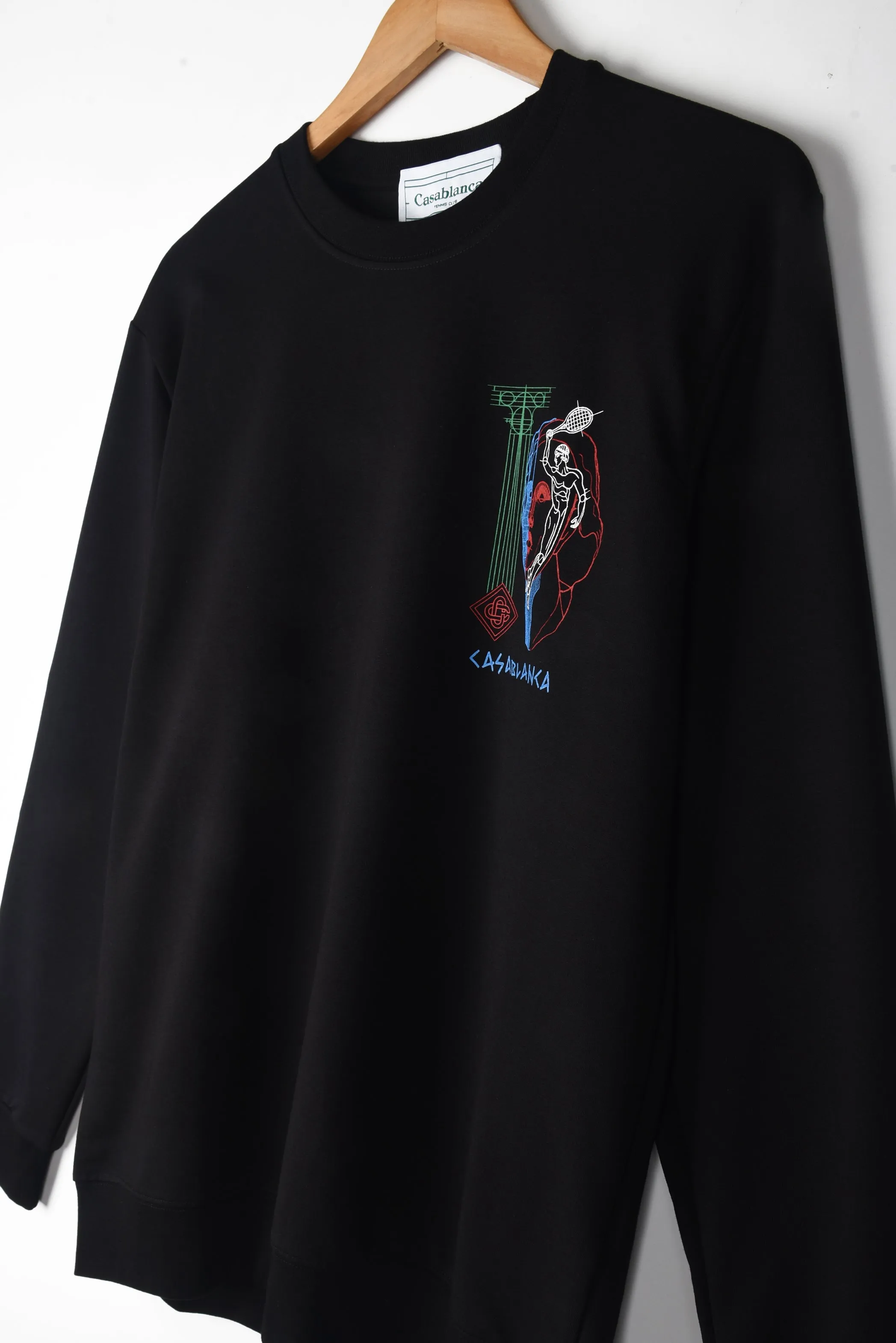 CASABLANCA TENNIS PLAY IN PROGESS SWEATSHIRT