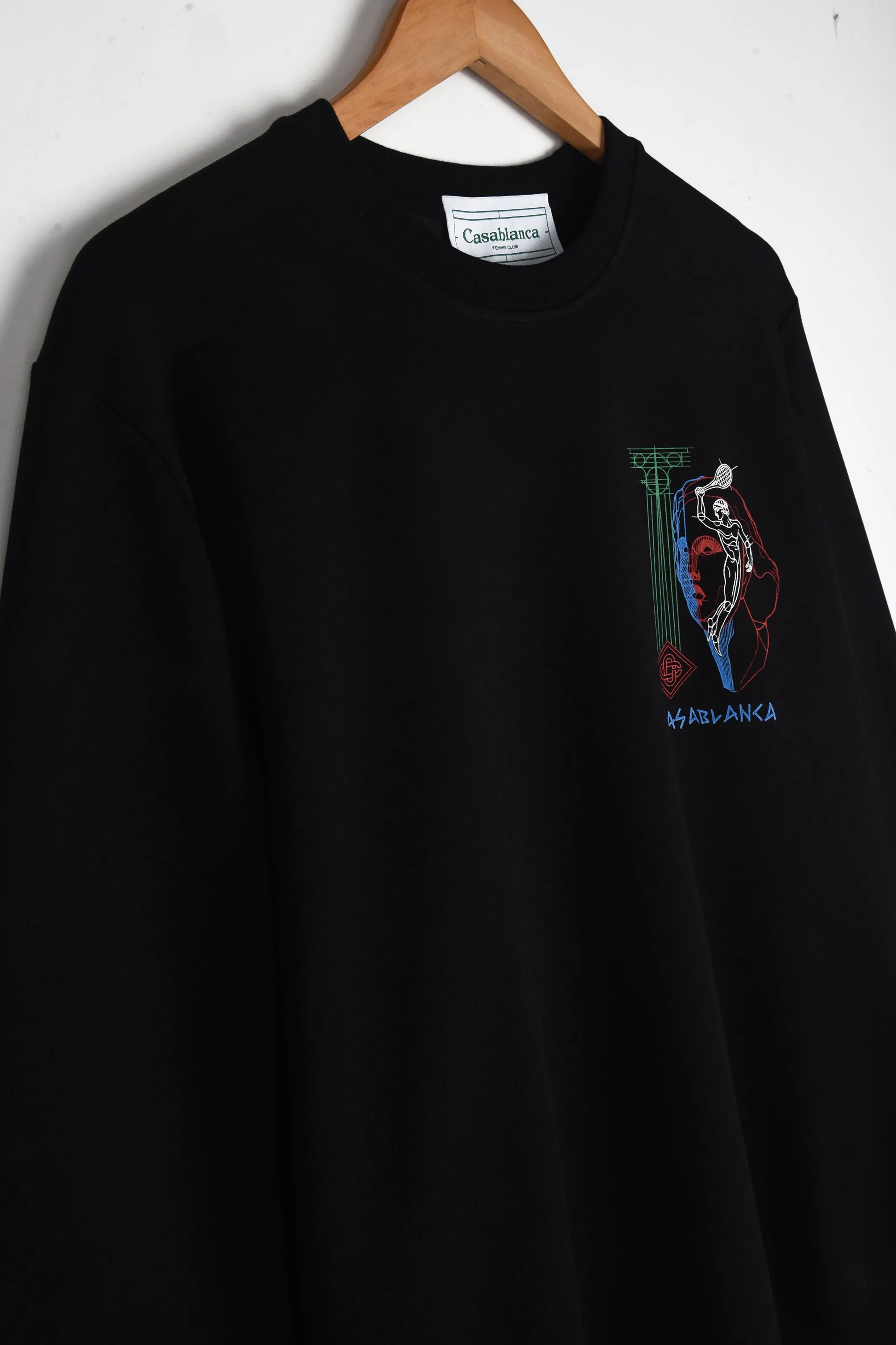 CASABLANCA TENNIS PLAY IN PROGESS SWEATSHIRT
