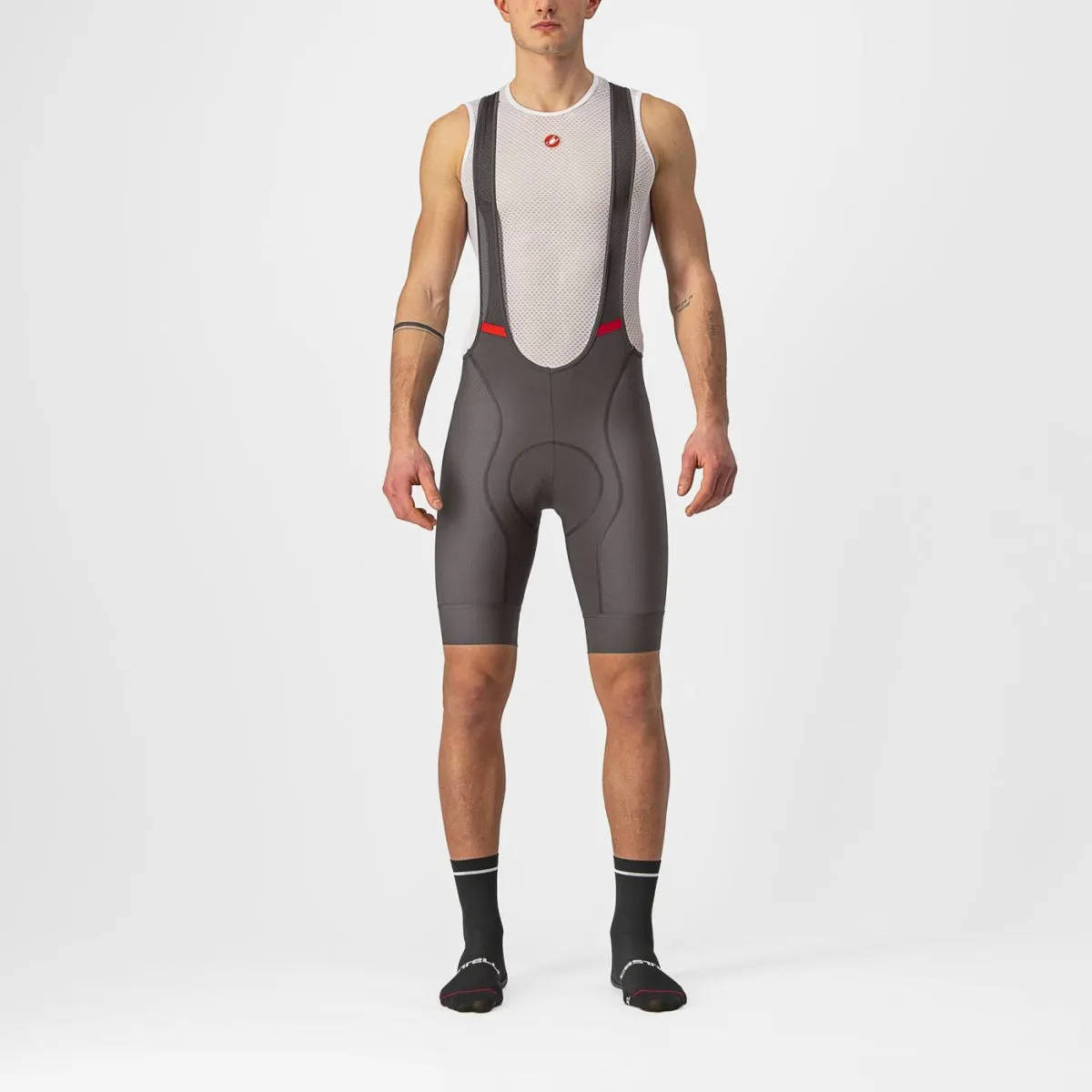 CASTELLI COMPETIZIONE BIBSHORT 單車褲 短褲 灰色