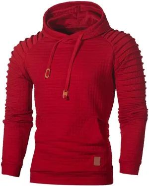 Casual Pullover Hoodie Men'S Fall Long Sleeved Hoodie Hooded Sweatshirt Tops Outdoor Sweatshirt Shirt Long Sleeve
