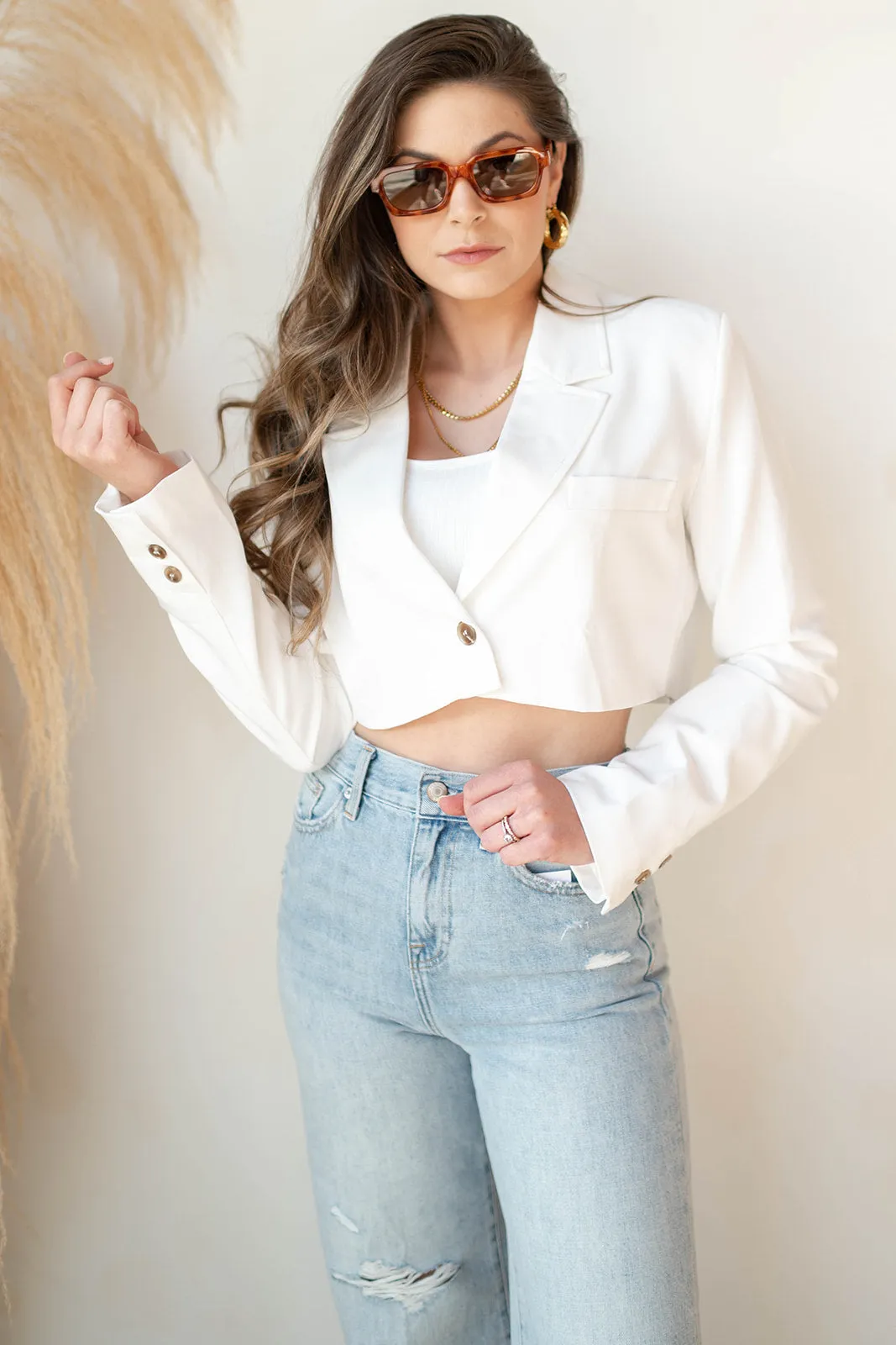 chic   edgy crop jacket