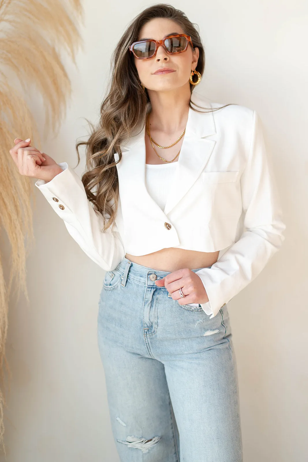 chic   edgy crop jacket