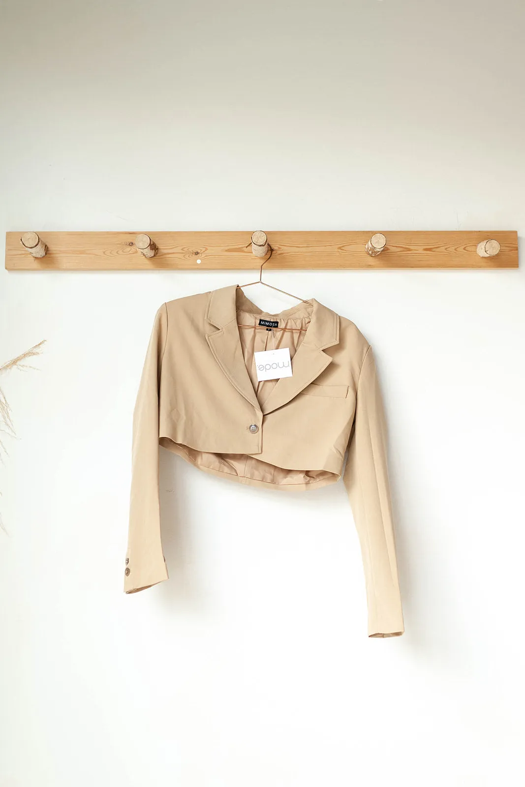 chic   edgy crop jacket