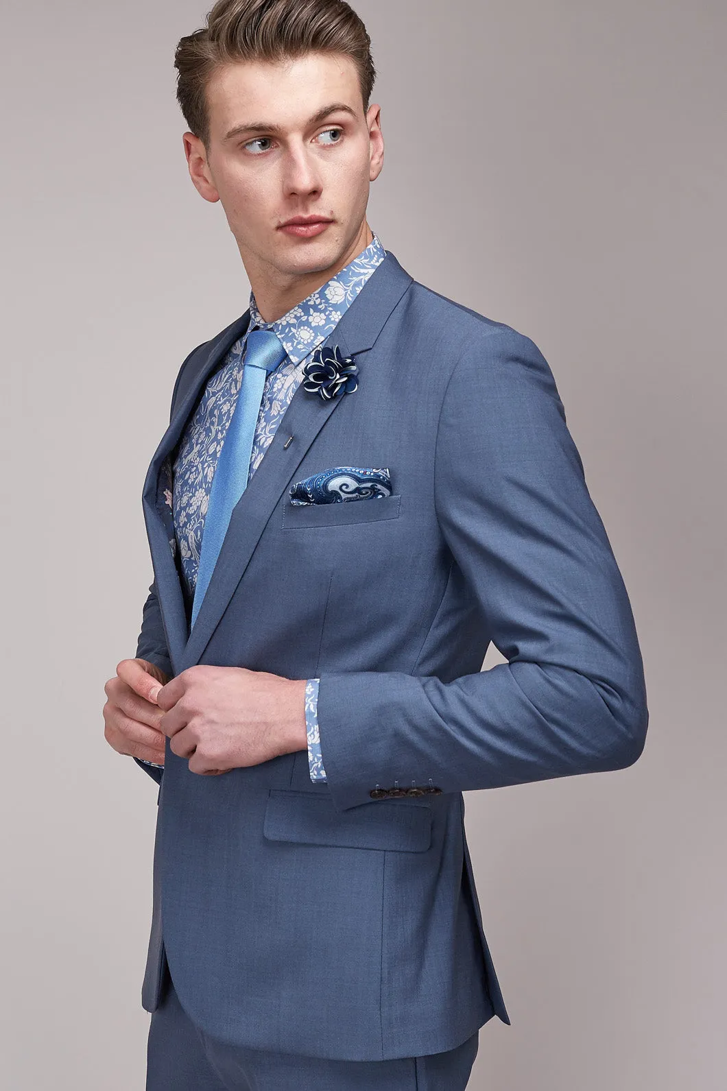 China Blue Mod Jacket