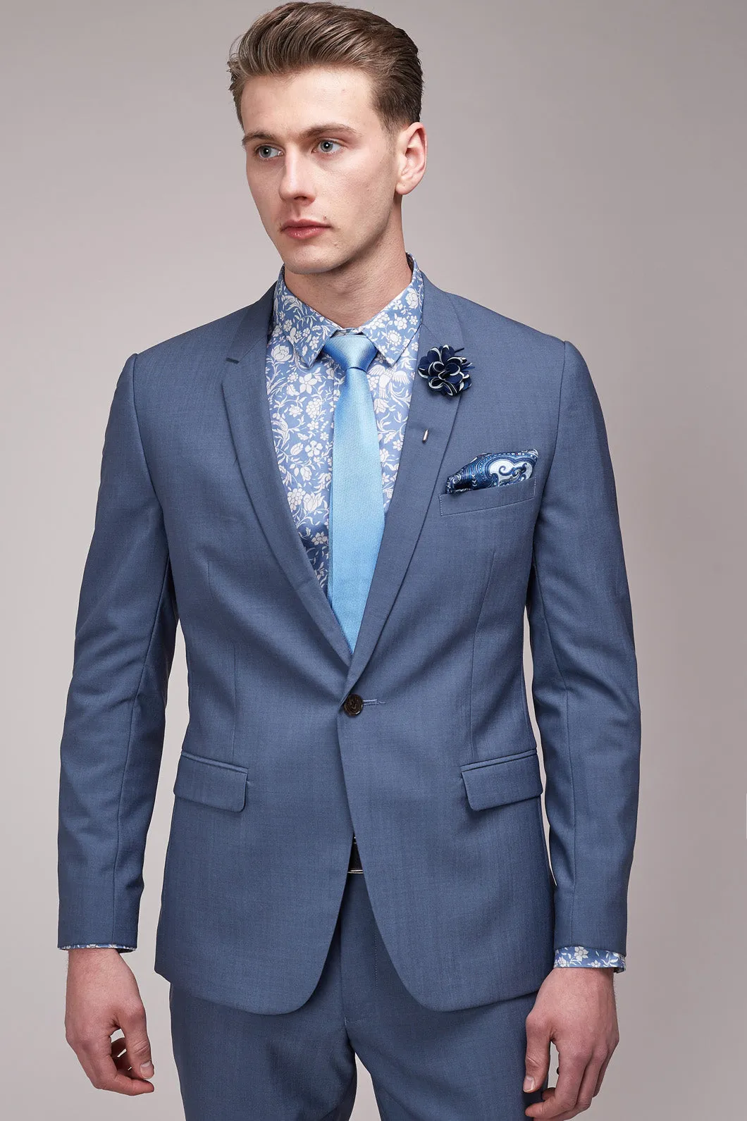 China Blue Mod Jacket
