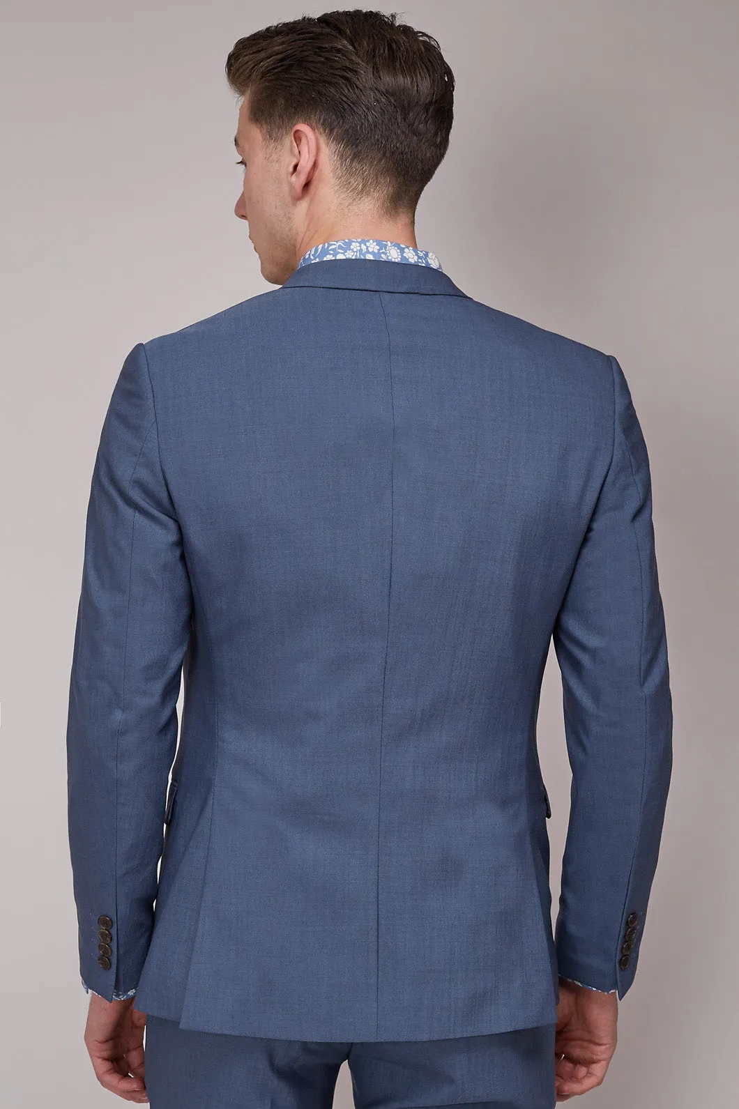 China Blue Mod Jacket