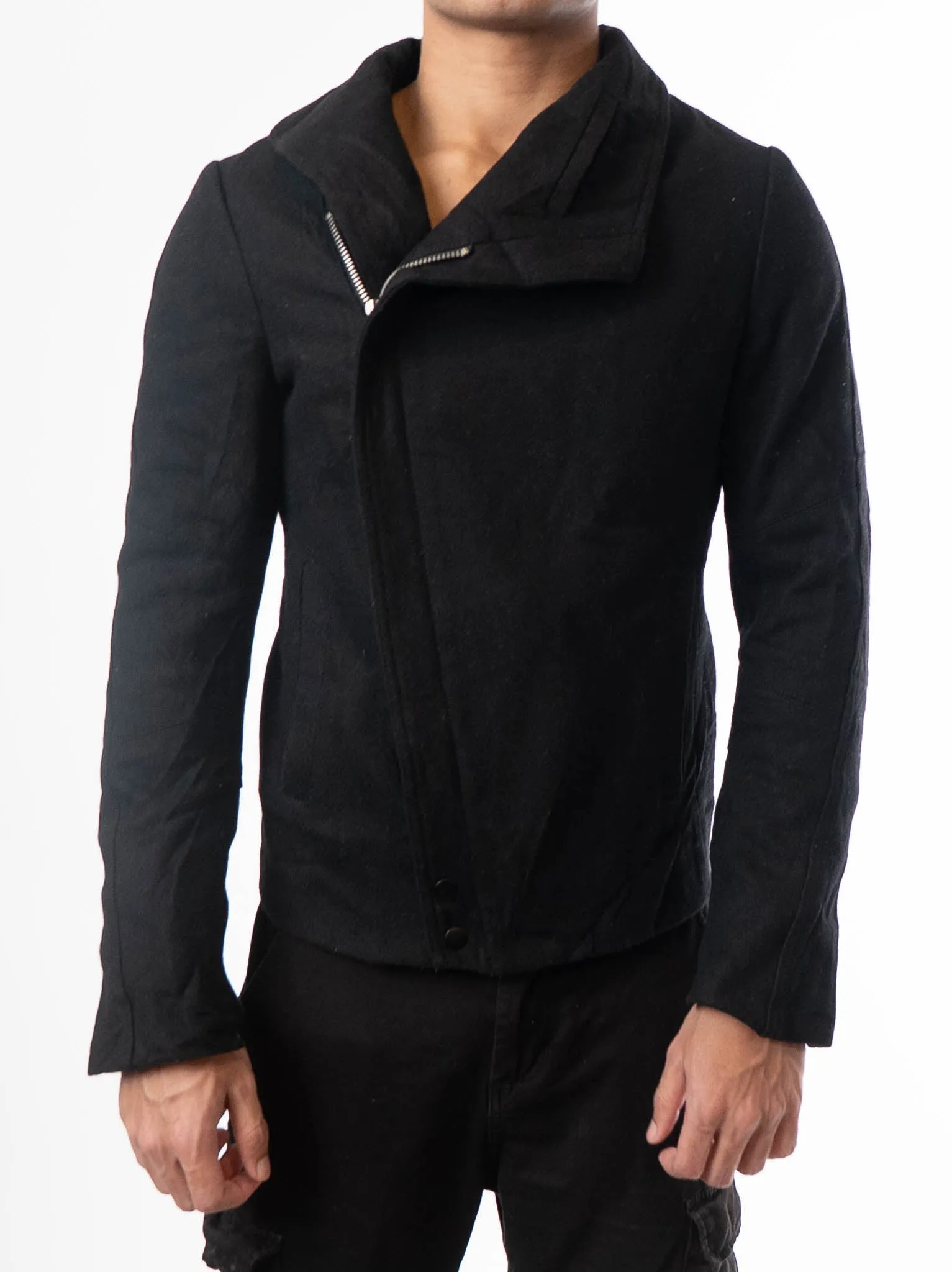 Codes Combine Wool Rider Jacket