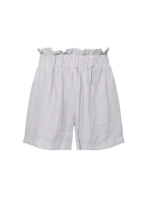Comfortable Fit Shorts with Elasticated Waist - Grey