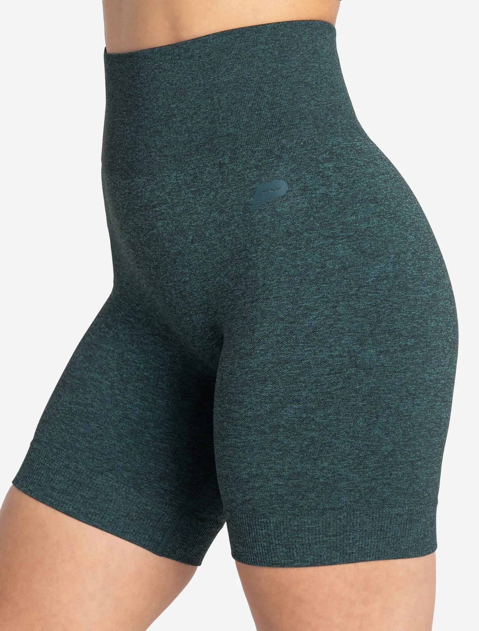 Core Seamless Shorts - Teal Marl