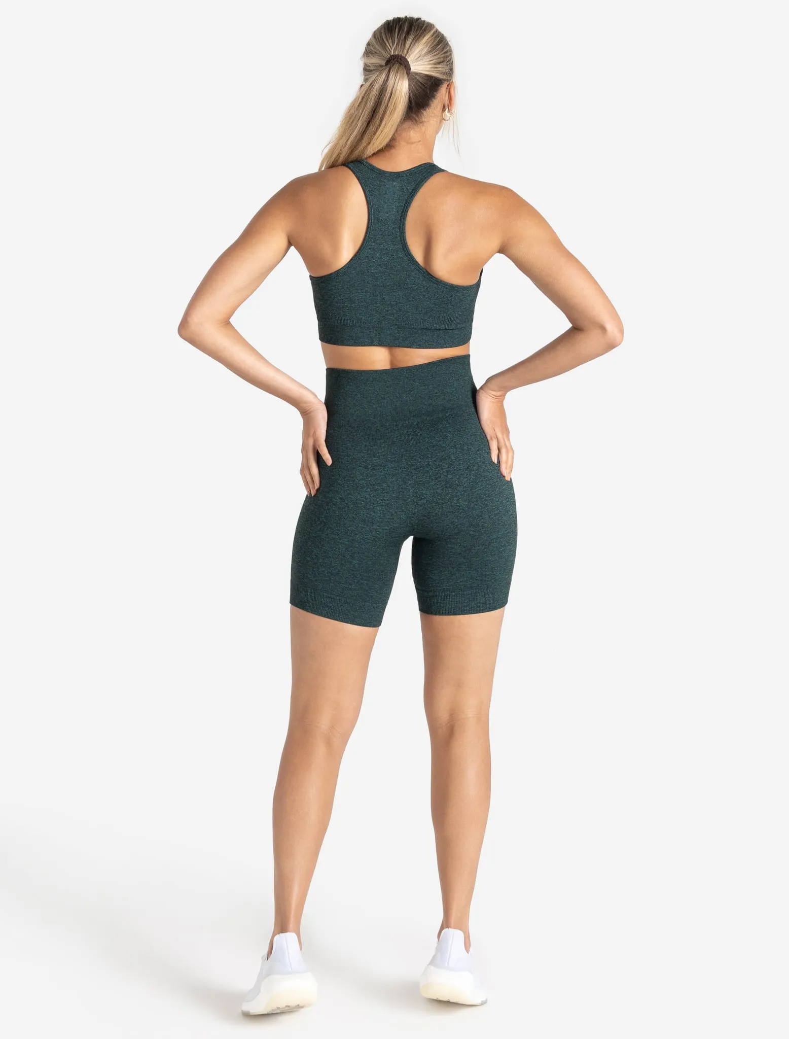 Core Seamless Shorts - Teal Marl