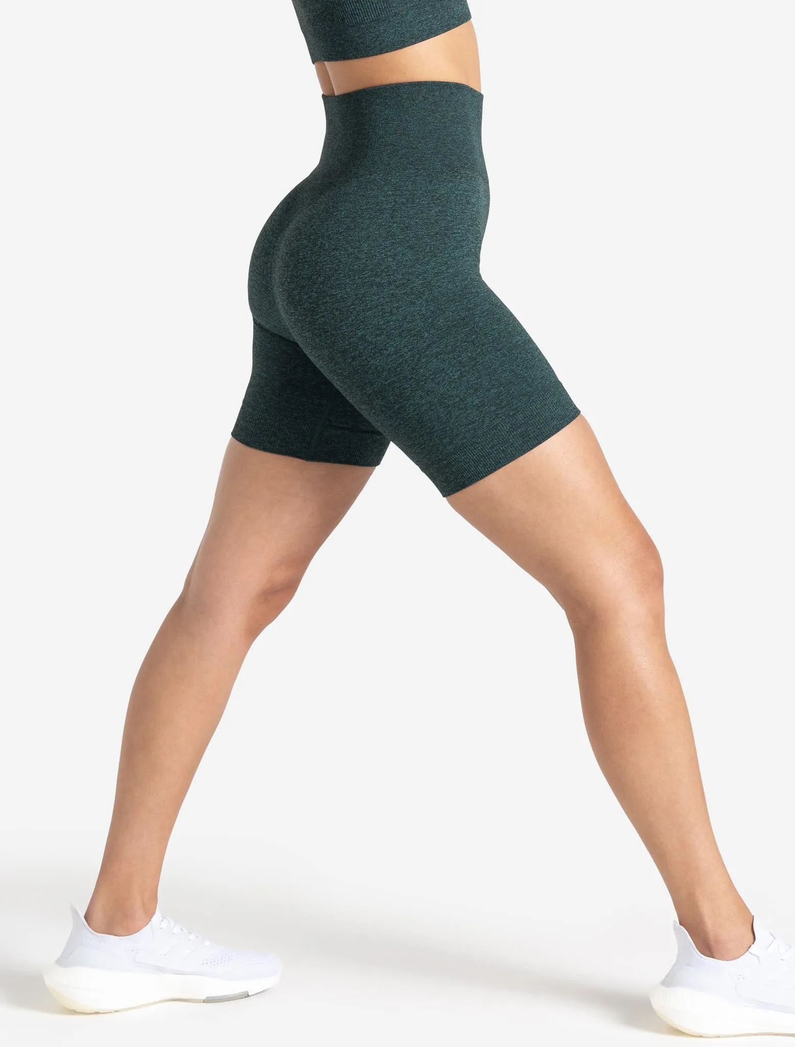 Core Seamless Shorts - Teal Marl