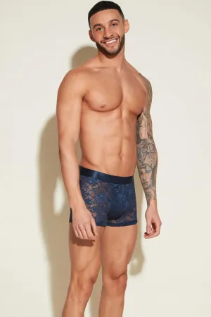 Cosabella Never Say Never Men's Classic Trunk, Navy (NEVER0411)