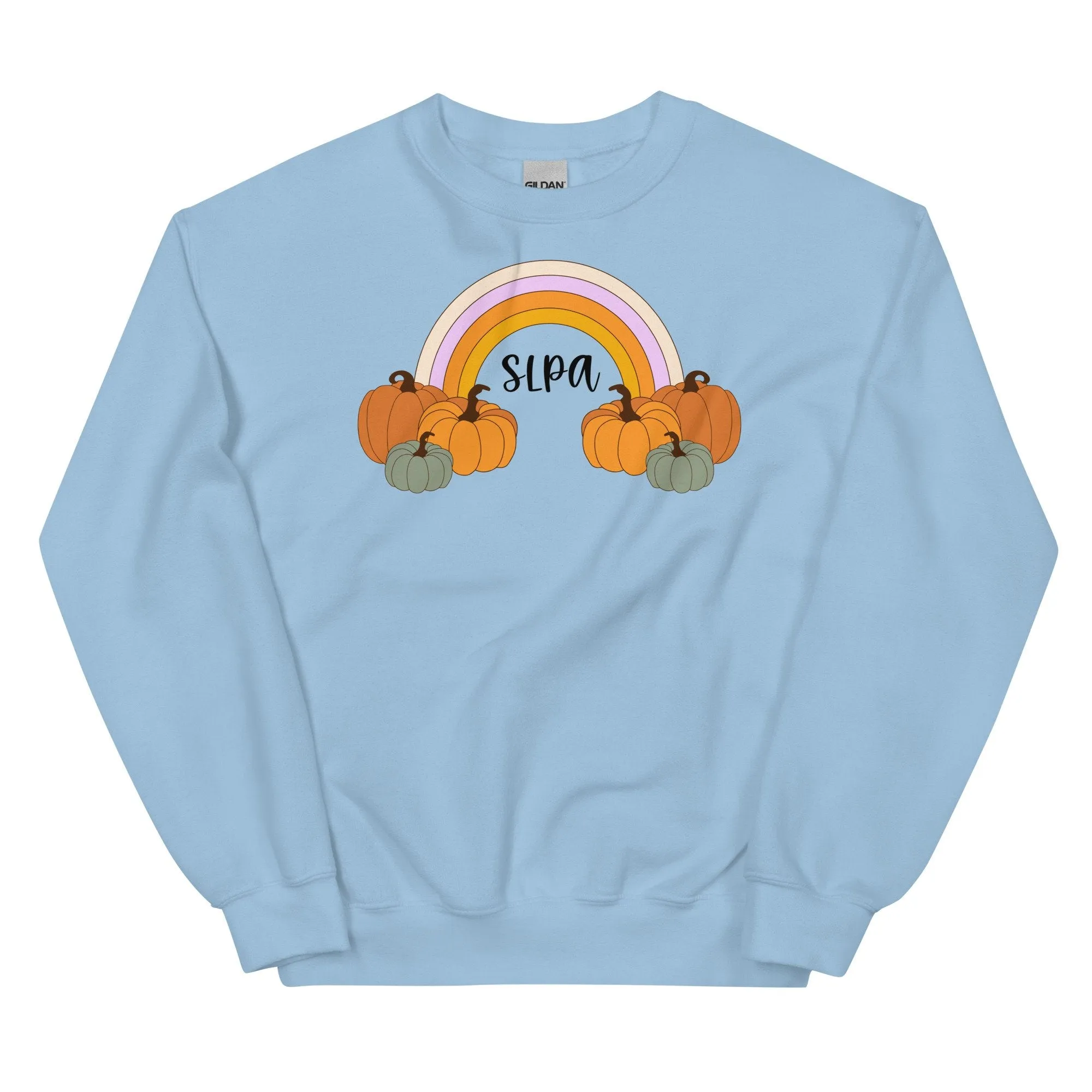 Custom Pumpkin Rainbow Pullover