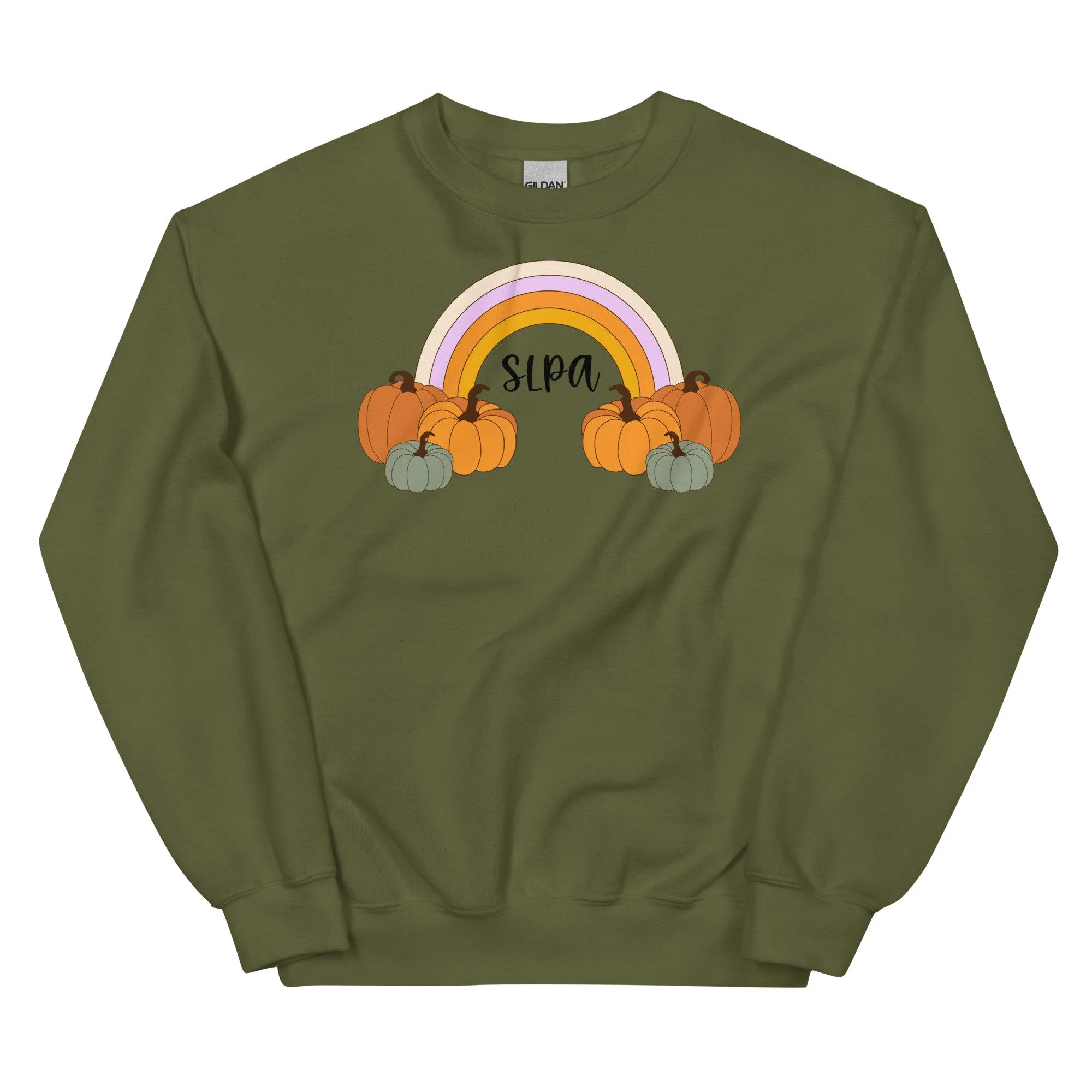 Custom Pumpkin Rainbow Pullover