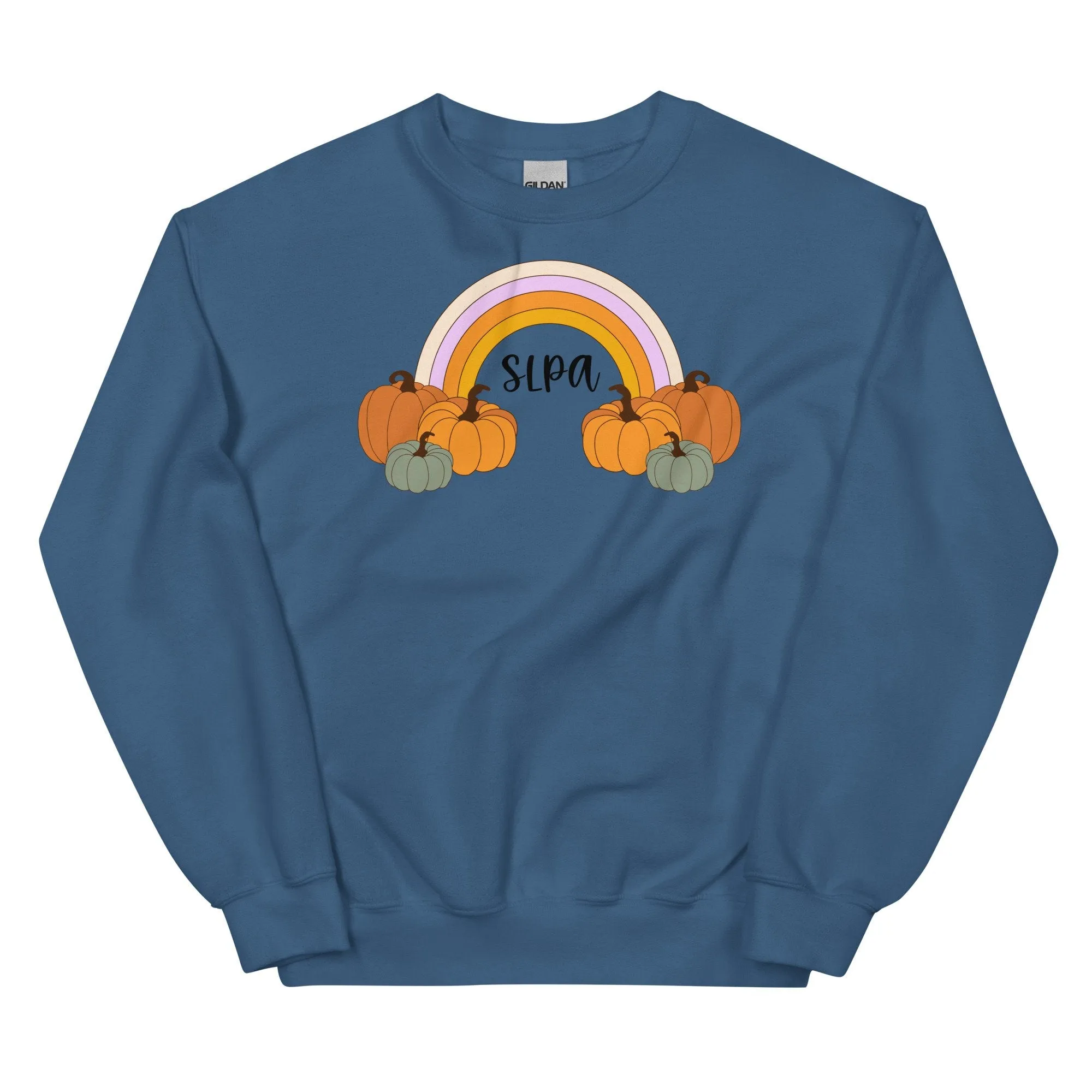 Custom Pumpkin Rainbow Pullover