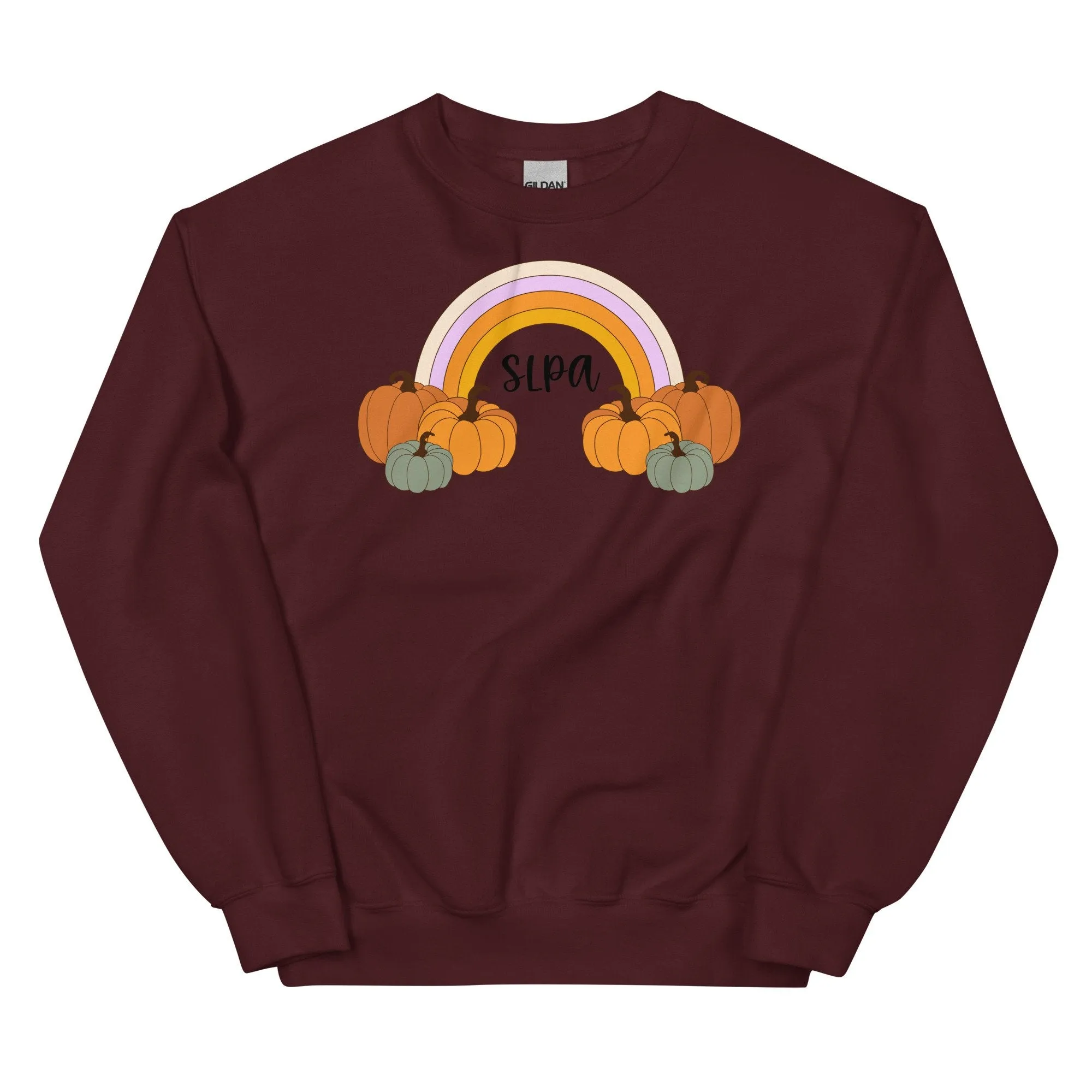 Custom Pumpkin Rainbow Pullover