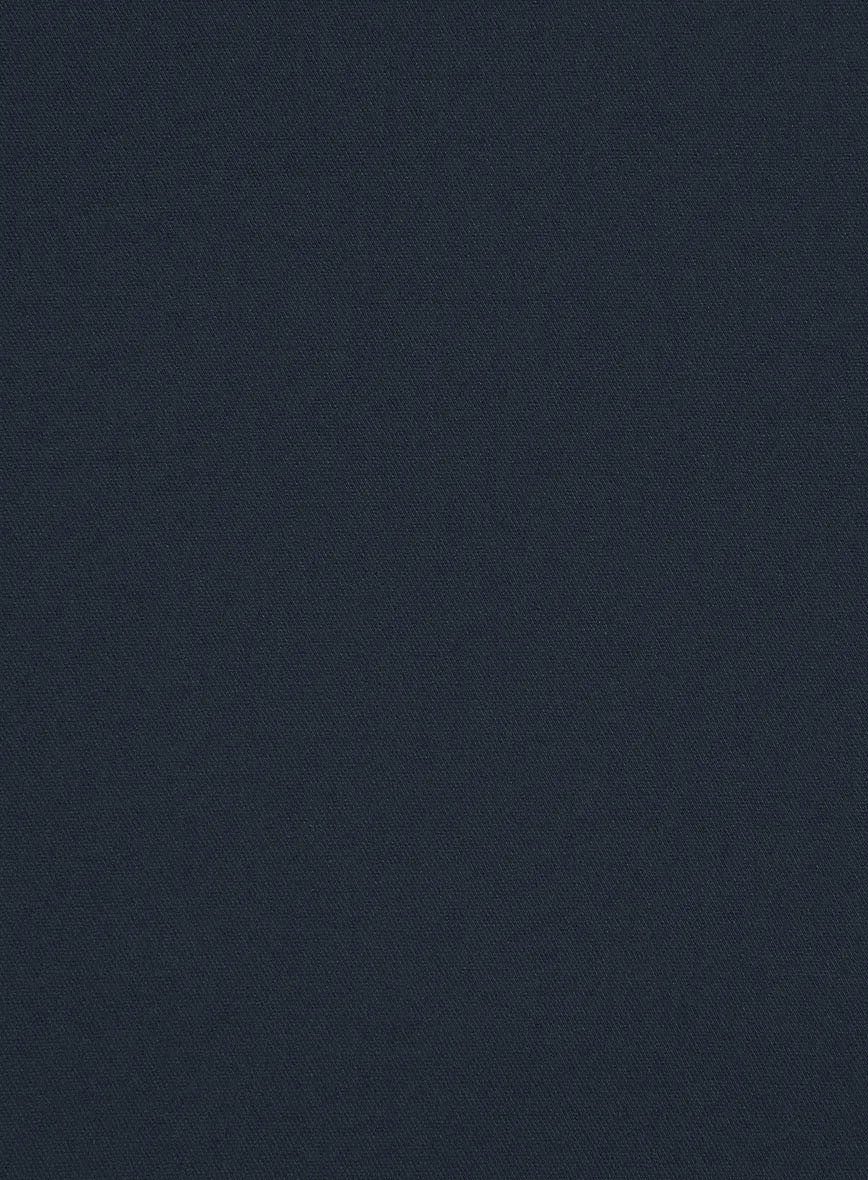 Dark Blue Stretch Chino Jacket
