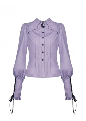 Dark In Love Witch Blouse Purple