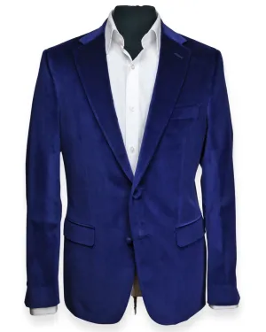 DÉCLIC 'Regal' Velvet Jacket - Navy