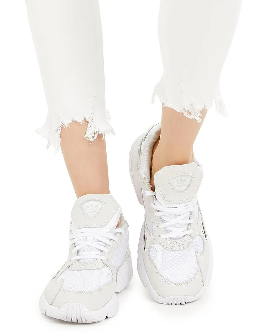 Distressed High-Rise Skinny Jeans