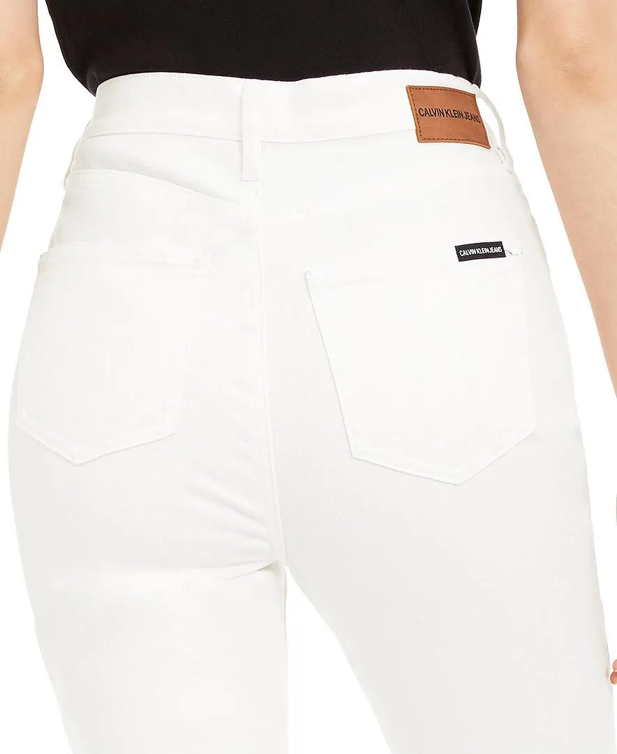 Distressed High-Rise Skinny Jeans