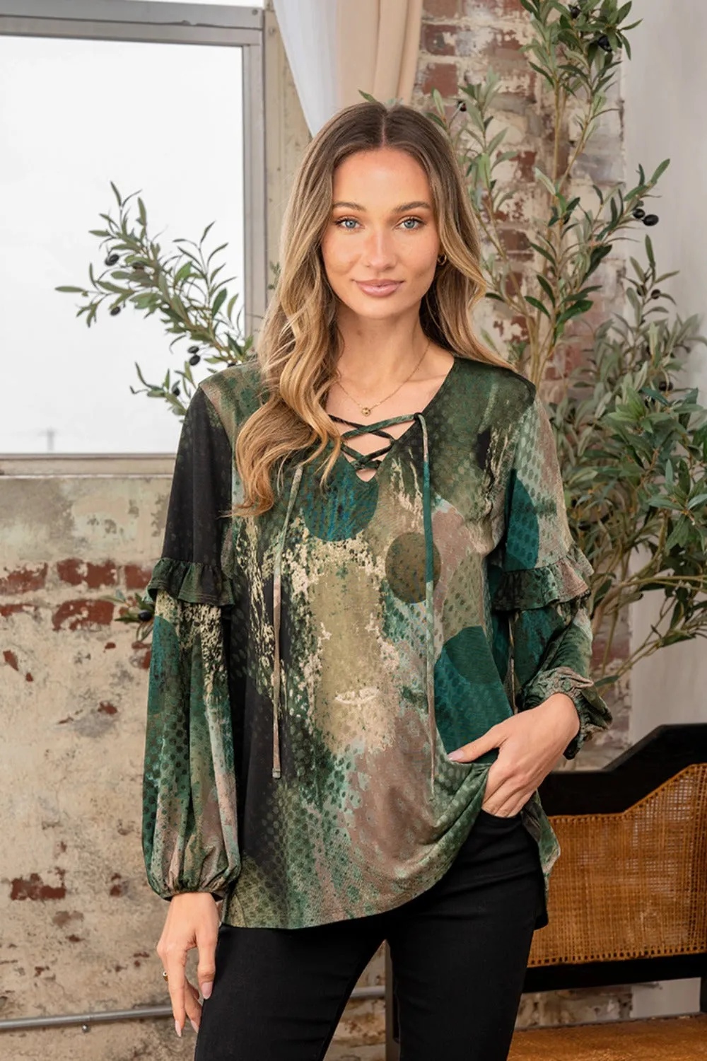 Edgy Elegance Top