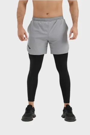 EGNAR TETRA-LITE  2 IN 1 LEGGING  GREY
