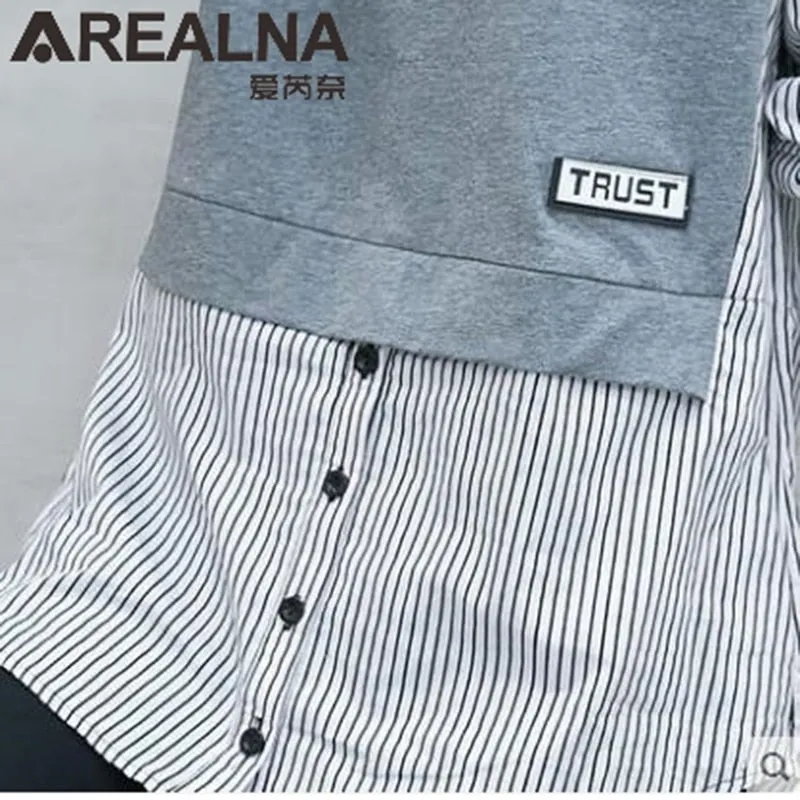 Elegant Long Sleeve Top Women&#39;s Tunic Oversized Shirt Beautiful Patchwork Striped Blouse Women Korean Fashion Blouses and Shirts